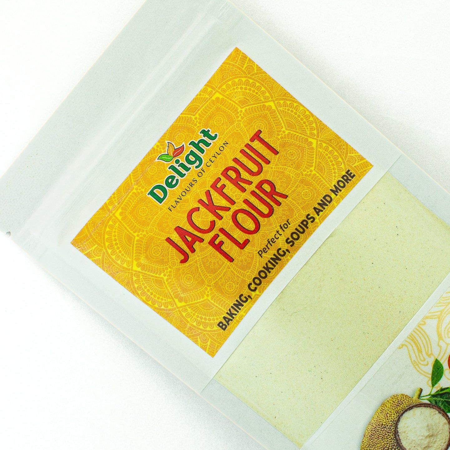 Pack of Delight Jackfruit Flour on a white background