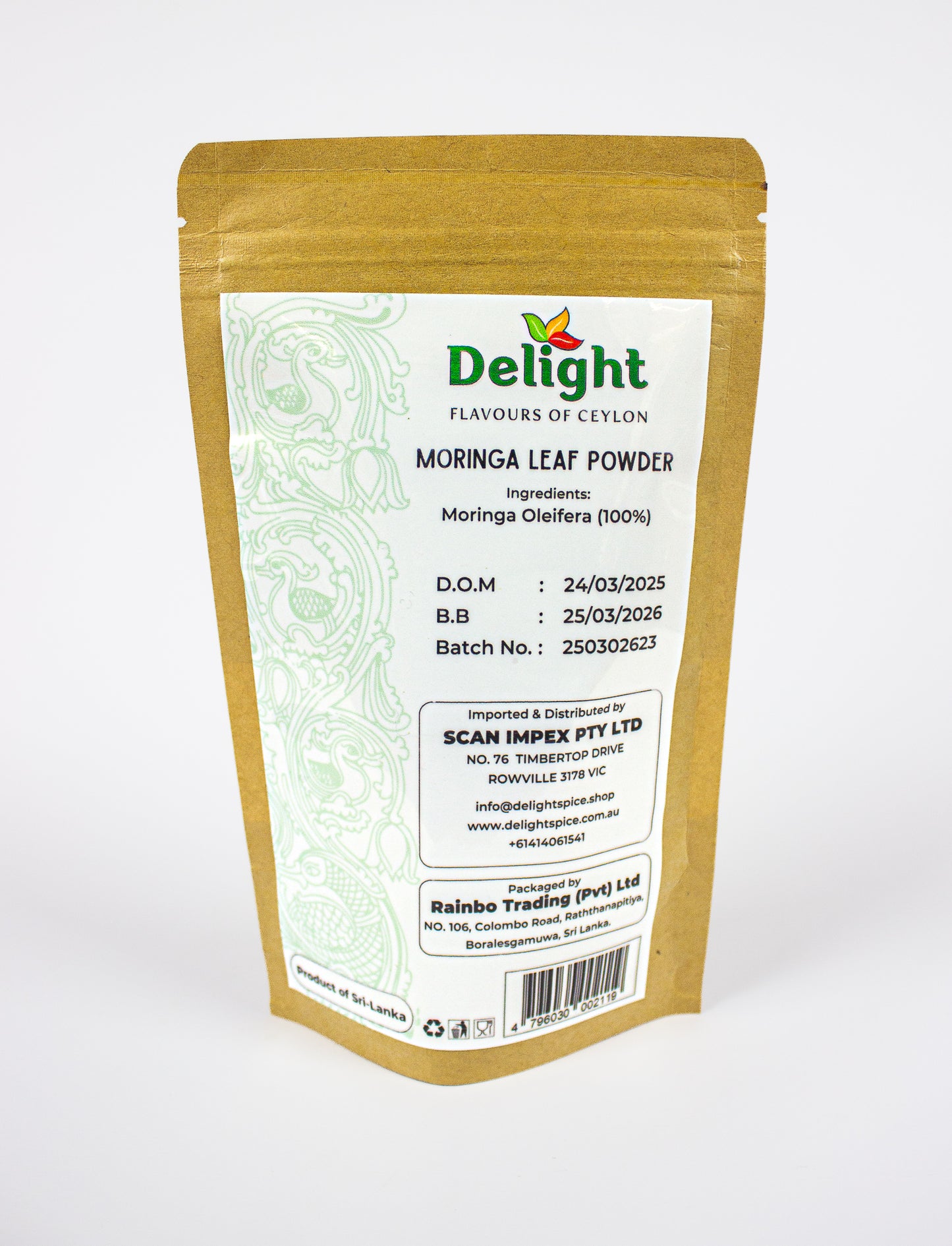Organic Moringa Oleifera Powder